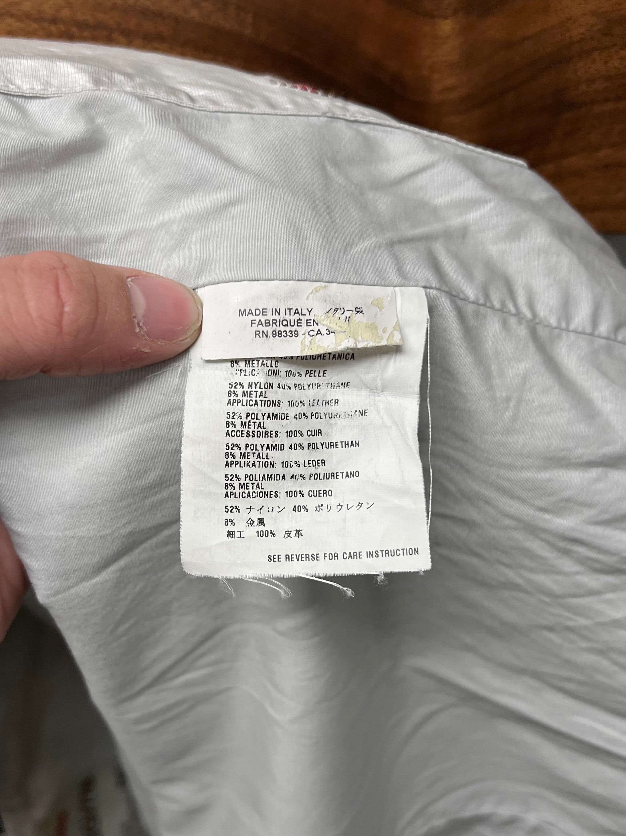 Prada 2000s Prada Sport Cafe Racer Moto Jacket with Leather Trim Size US L / EU 52-54 / 3 - 4 Thumbnail