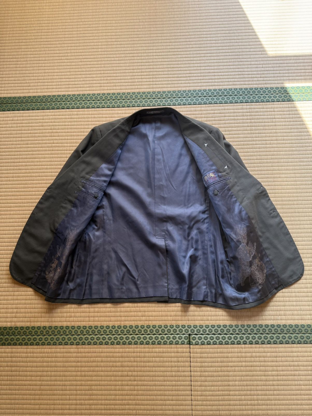Other Spring&Autumn Vintage Japanese kobe Gabardine Suit Size 38R - 10 Thumbnail