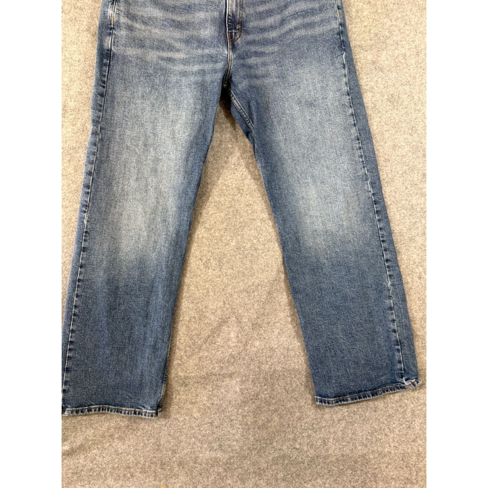 Levi's Levi's Signature Jeans Mens W38 L32 Blue Denim Loose Fit Straight Size US 38 / EU 54 - 2 Thumbnail