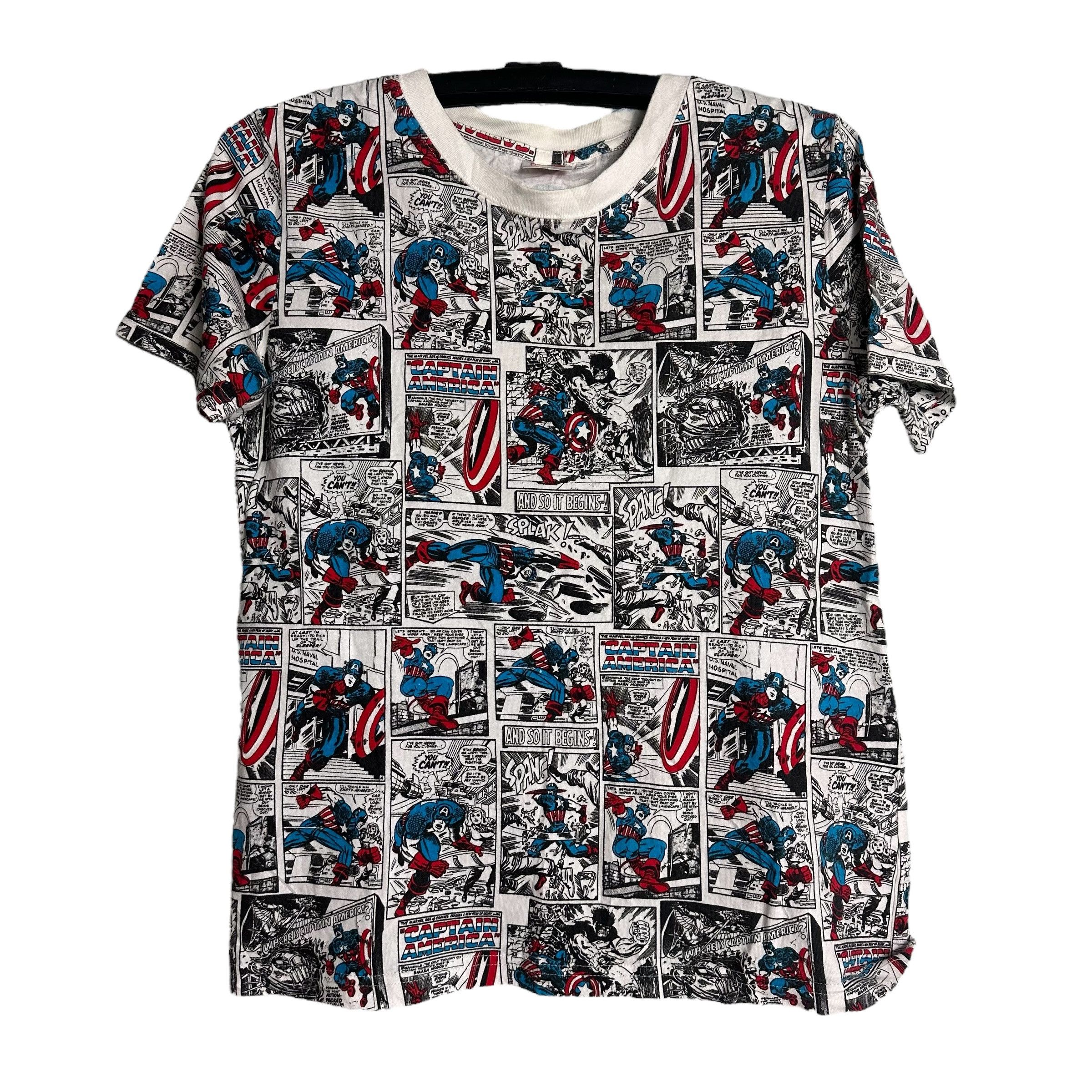 Marvel Comics 🔥RARE🔥Captain America Marvel Comics OVP T-shirt Size US M / EU 48-50 / 2 - 1 Thumbnail