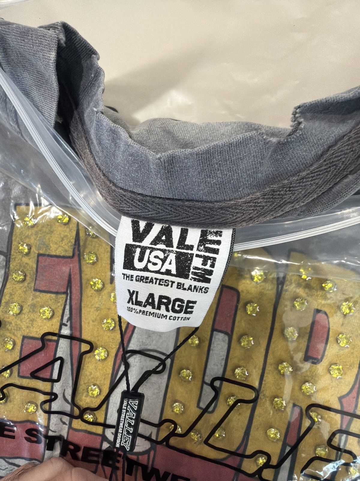 Vale Vale Forever Faded Chaos Bling Tee – Gray – Authentic XL Size US XL / EU 56 / 4 - 9 Thumbnail
