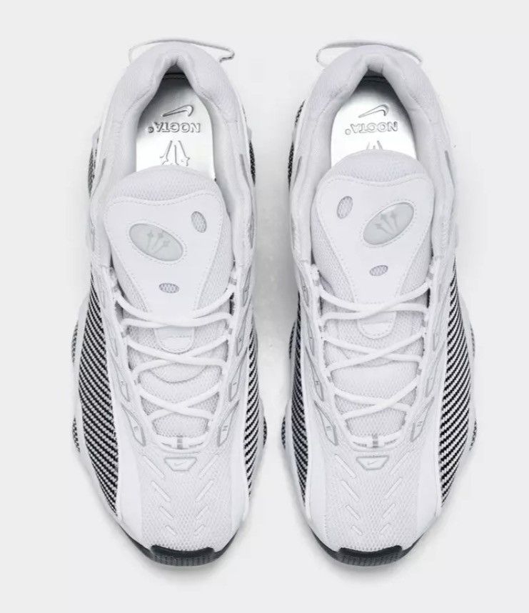 Nike Nike nocta glide white black drake ovo leather sneaker Size US 15 / EU 48 - 2 Thumbnail