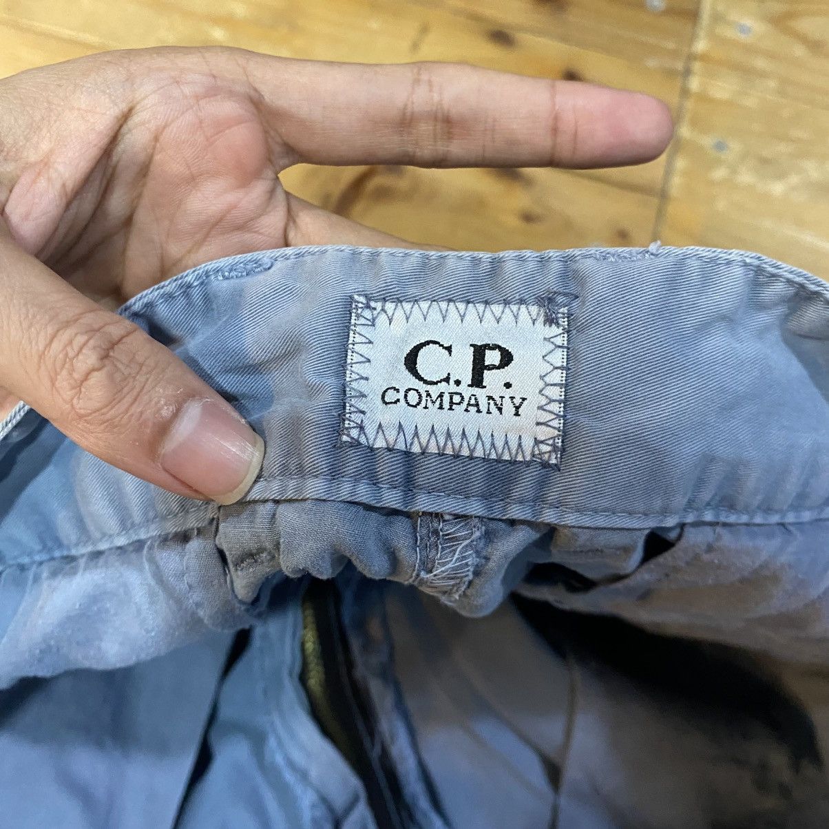 C.P. Company C.P. Company Baby Blue Cargo Pants Size US 32 / EU 48 - 13 Thumbnail