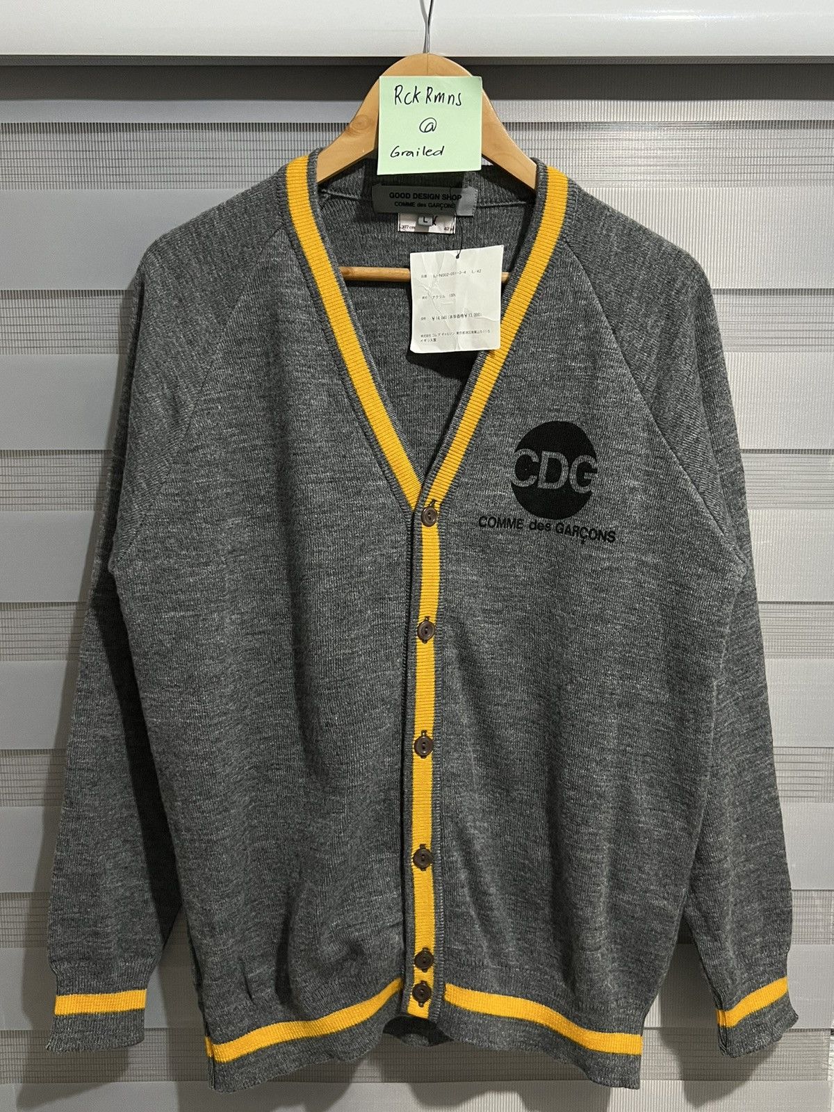 Comme des Garcons CDG Charles Kirk Round Neck School Pullover