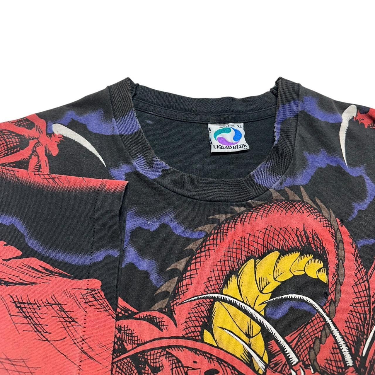 Liquid Blue × Vintage Vintage Liquid Blue Dragon Knight AOP T-Shirt Size US XL / EU 56 / 4 - 5 Thumbnail