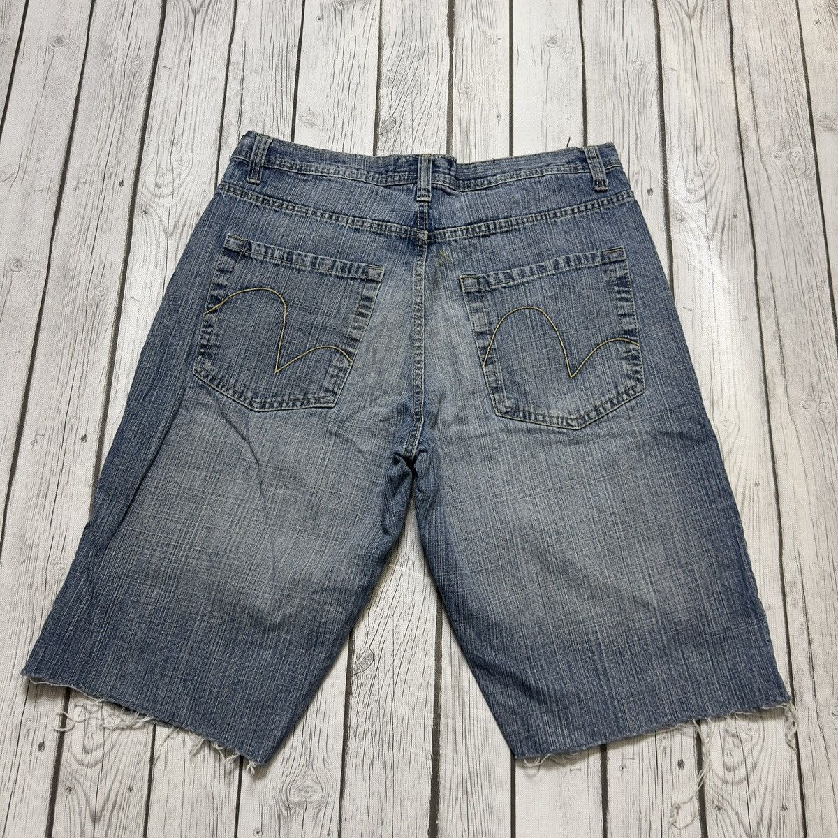 Vintage Vintage Qruel jean shorts Size US 36 / EU 52 - 2 Thumbnail