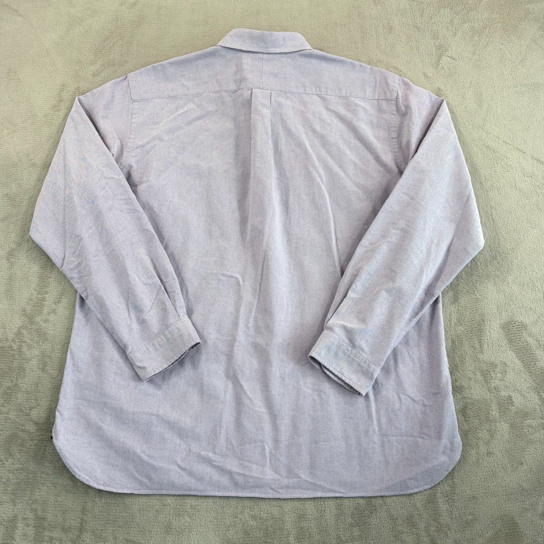 Polo Ralph Lauren Polo Ralph Lauren Classic Fit Oxford Shirt Men 2XL Lavender Purple Button-Up Solid Long Sleeve Casual Travel Ready Mens Size US XXL / EU 58 / 5 - 5 Thumbnail