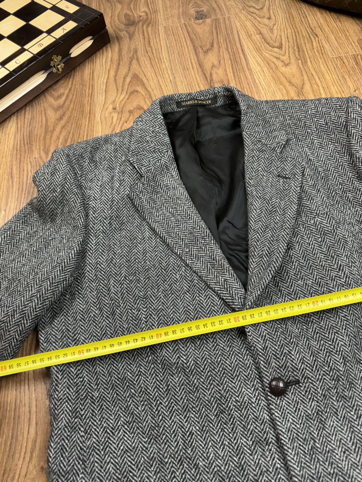 Harris Tweed Vintage wool blazer Harris Tweed original luxury item Size 42L - 4 Thumbnail