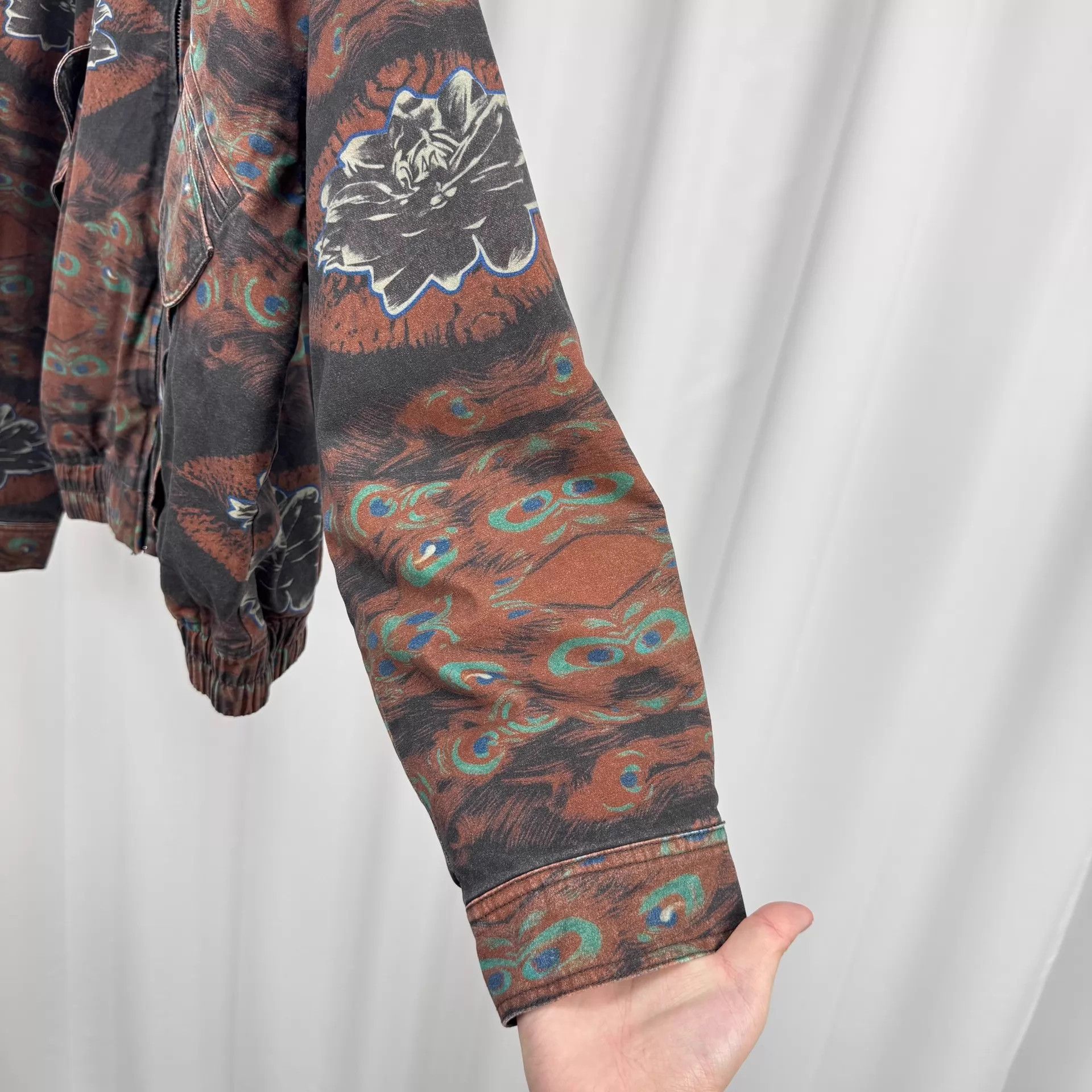 Supreme Supreme Peacock Leather Collar Embroidered Logo Work Jacket Size US L / EU 52-54 / 3 - 4 Thumbnail