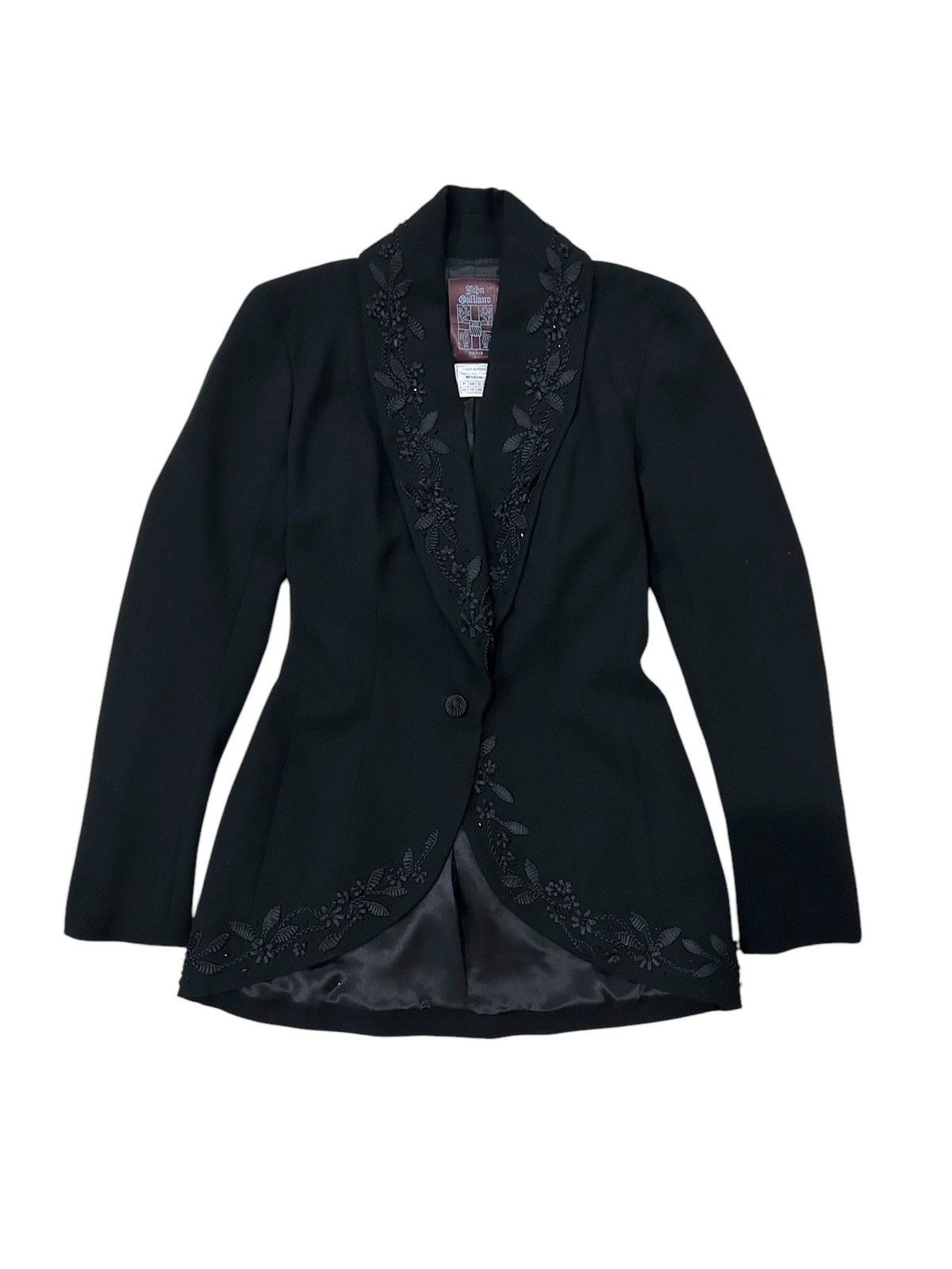John Galliano F/W 98 Embroidered Evening Jacket Size M / US 6-8 / IT 42-44 - 1 Thumbnail