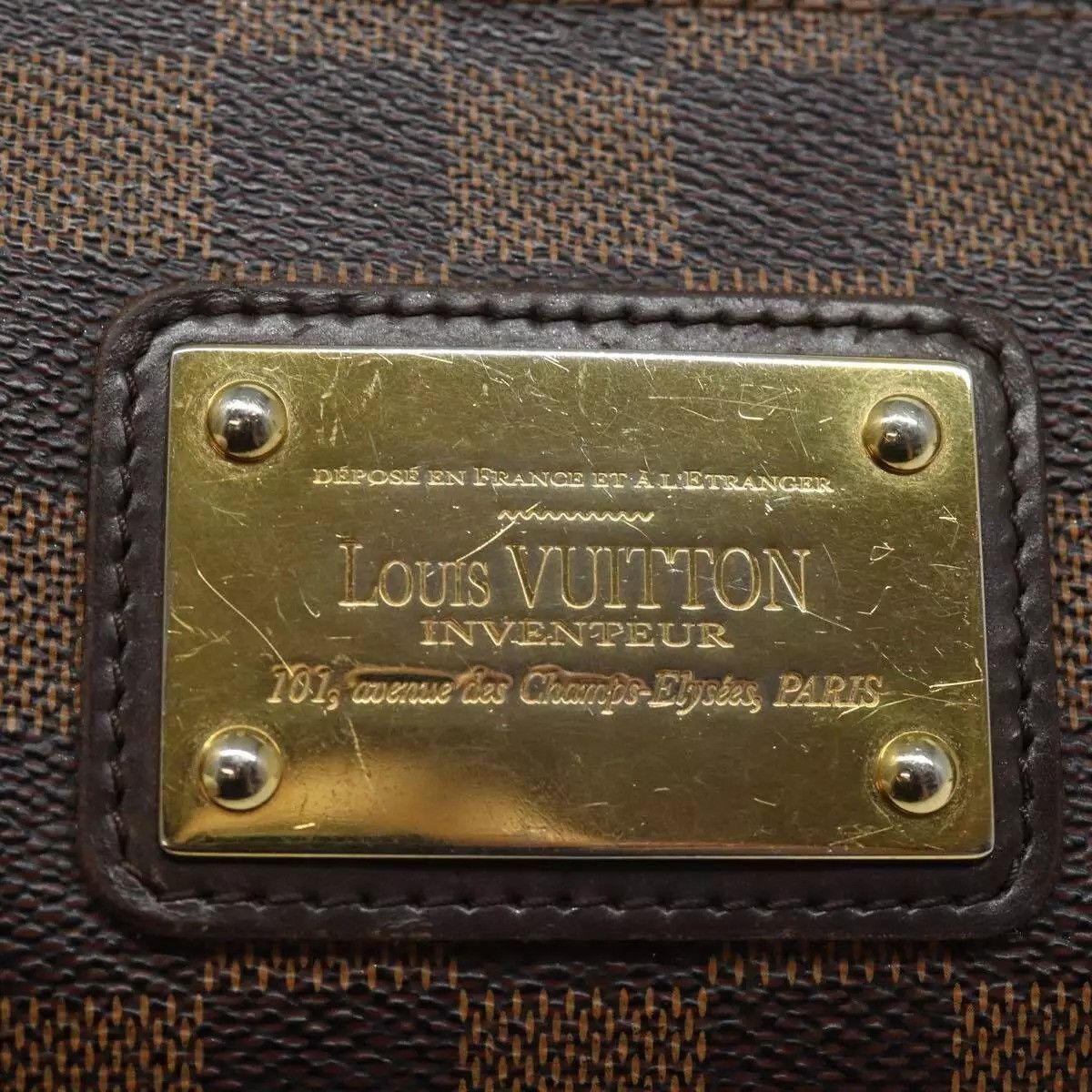 Louis Vuitton LOUIS VUITTON Damier Ebene Eva Shoulder Bag Size ONE SIZE - 9 Thumbnail