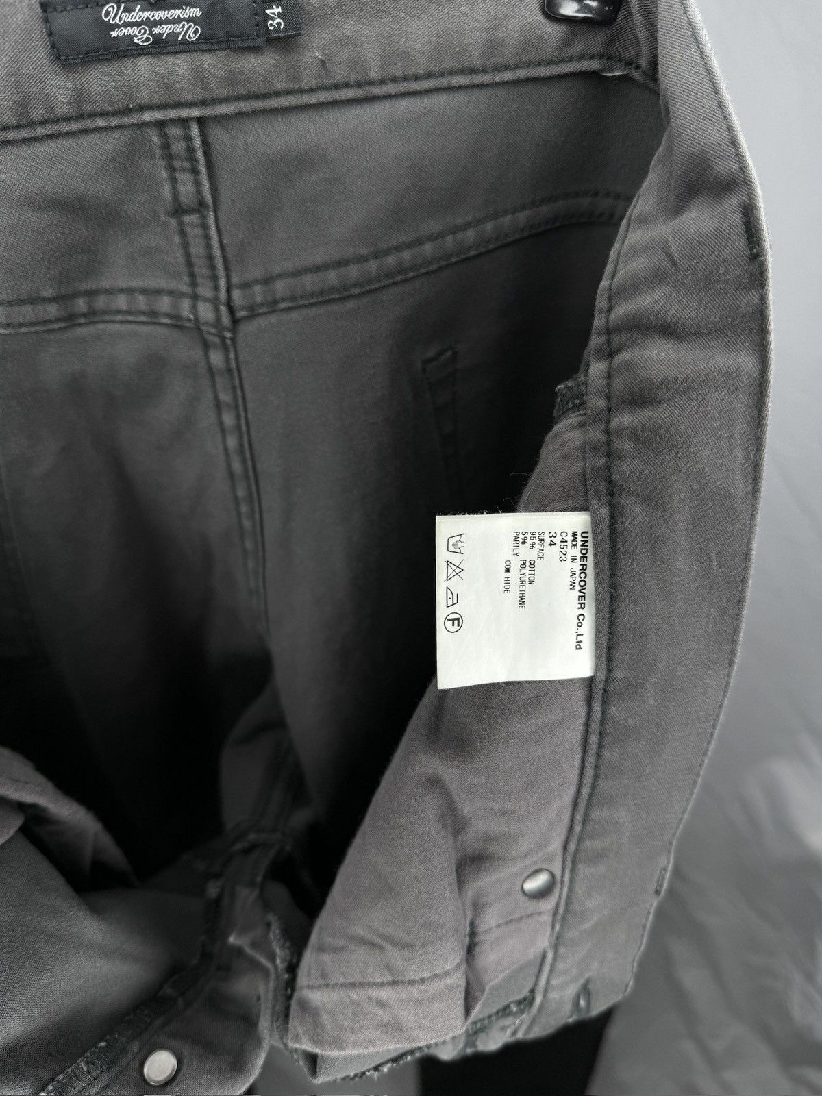 Hysteric Glamour × Undercover Hysterics Undercover Jun Takahashi Grey Pants Size US 34 / EU 50 - 4 Thumbnail