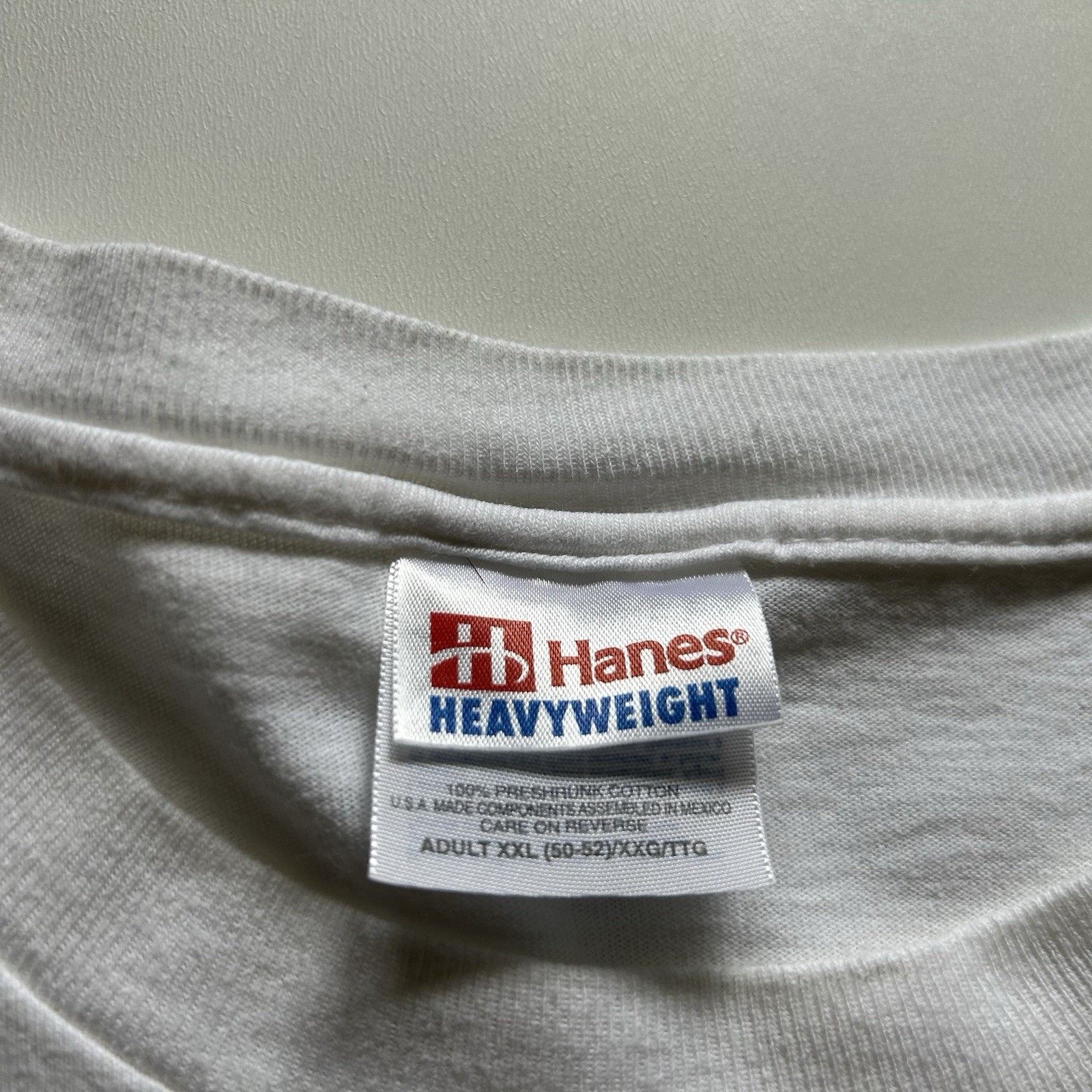 Hanes Vintage Y2K Subway T Shirt XXL Hanes Promo Graphic Tee White Size US XXL / EU 58 / 5 - 6 Thumbnail