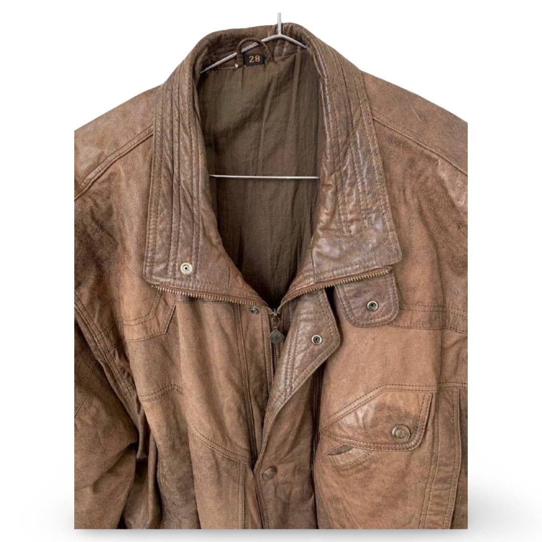 Leather VTG leather JKT #1038 Size US M / EU 48-50 / 2 - 2 Thumbnail