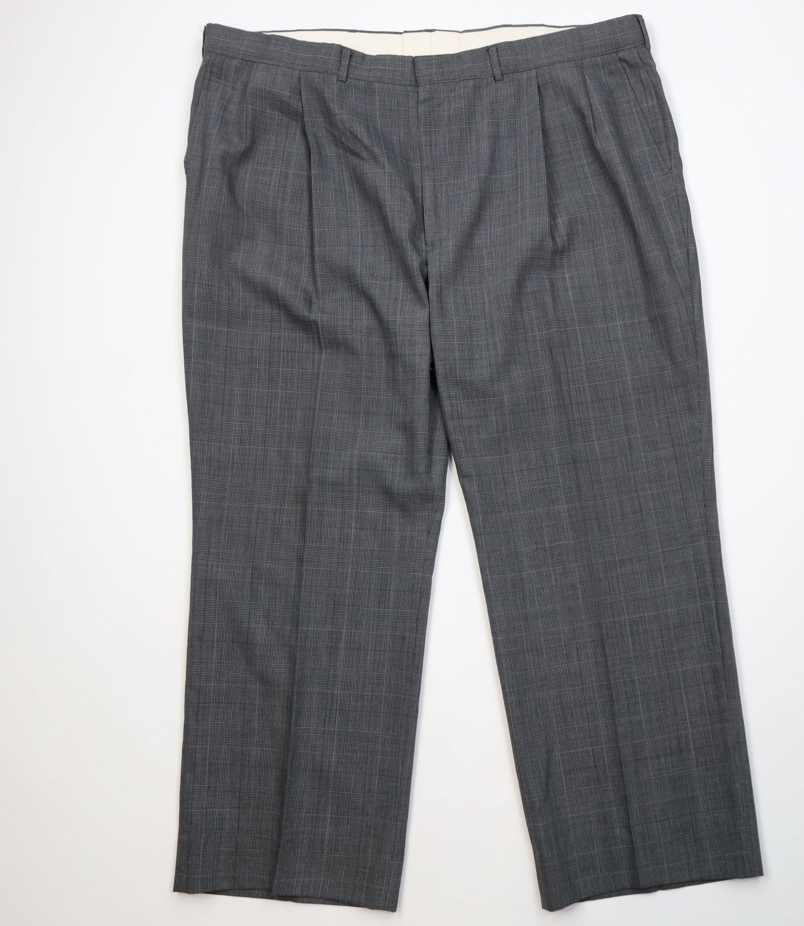 Vintage Vintage 90s Streetwear Wool Blend Knit Wide Leg Chino Pants Size US 44 / EU 60 - 1 Thumbnail