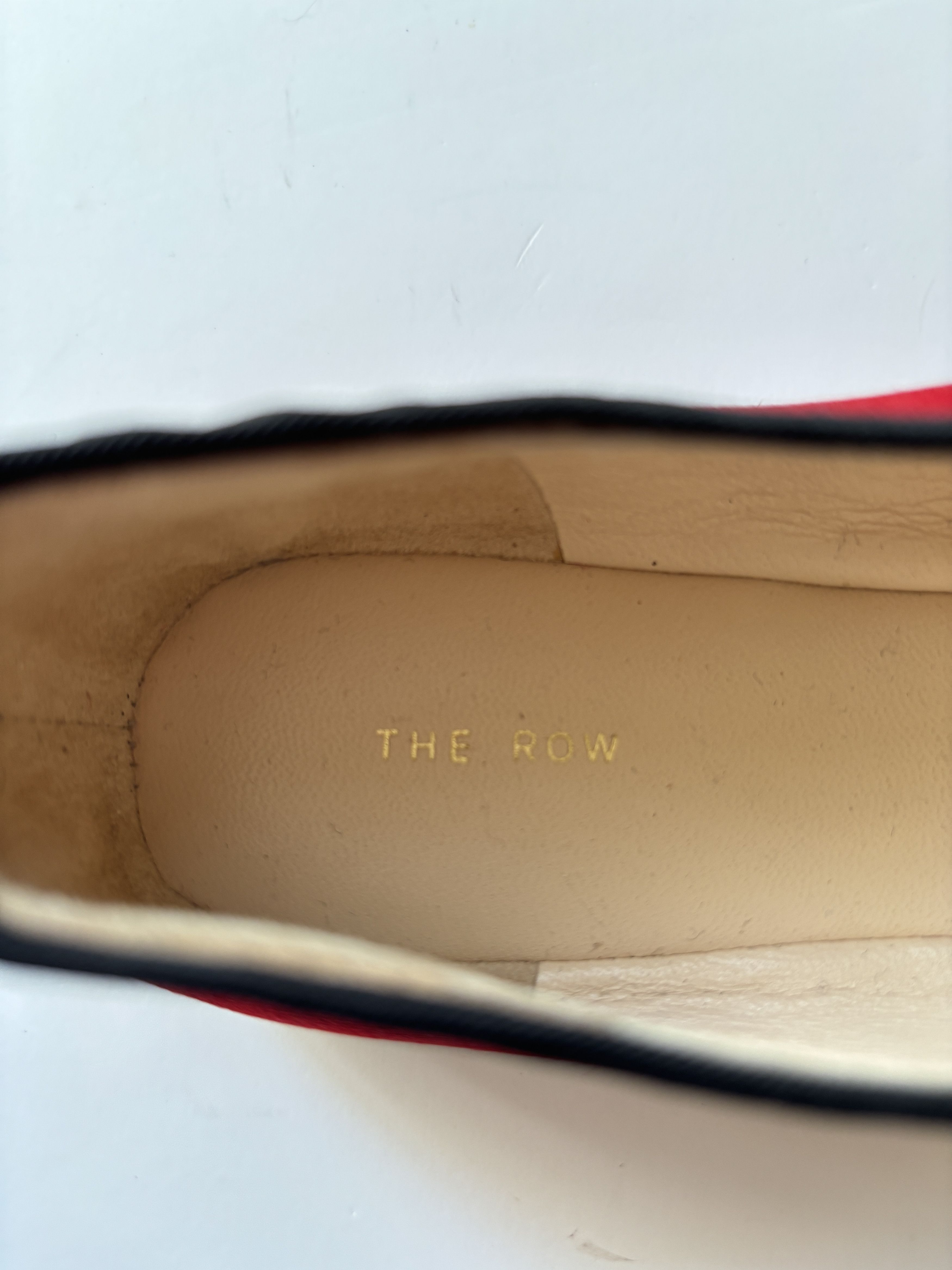 The Row ⚡️QUICK SALE⚡️The Row Red Satin Ballet Flats Size US 5.5 / IT 35.5 - 7 Thumbnail