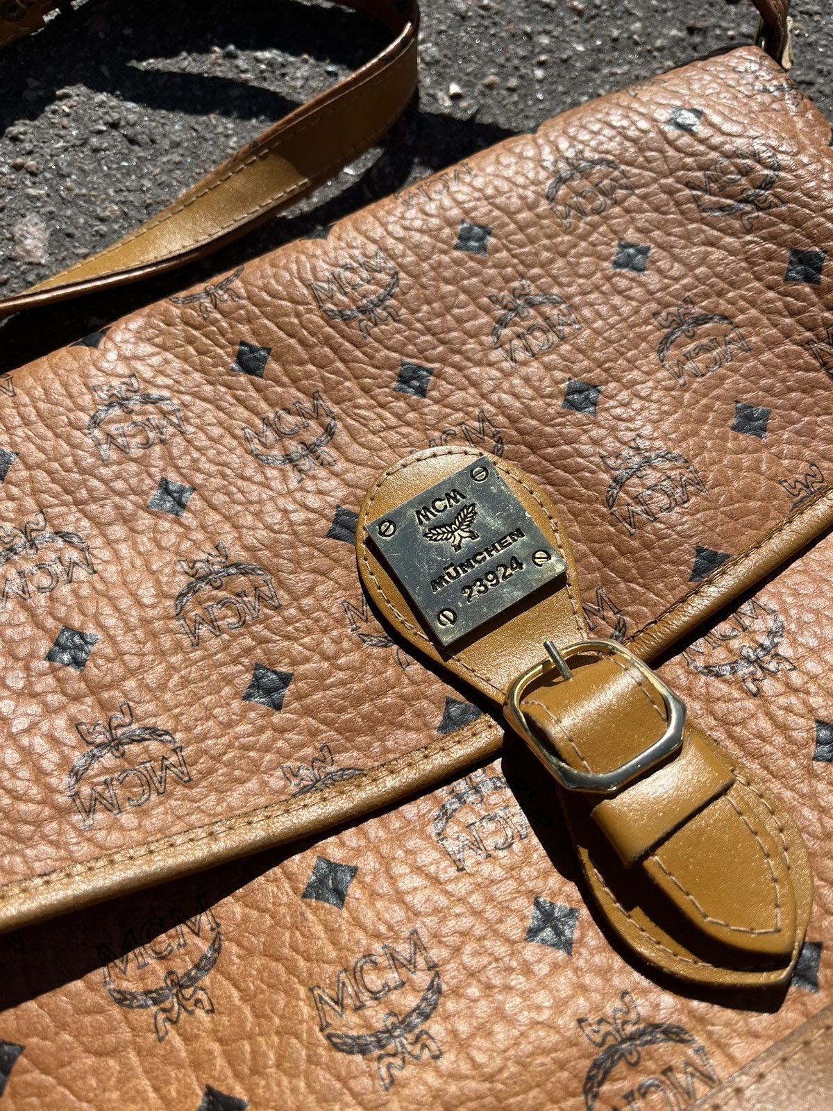 MCM Vintage MCM Monogram Bag Luxury Designer Size ONE SIZE - 3 Thumbnail