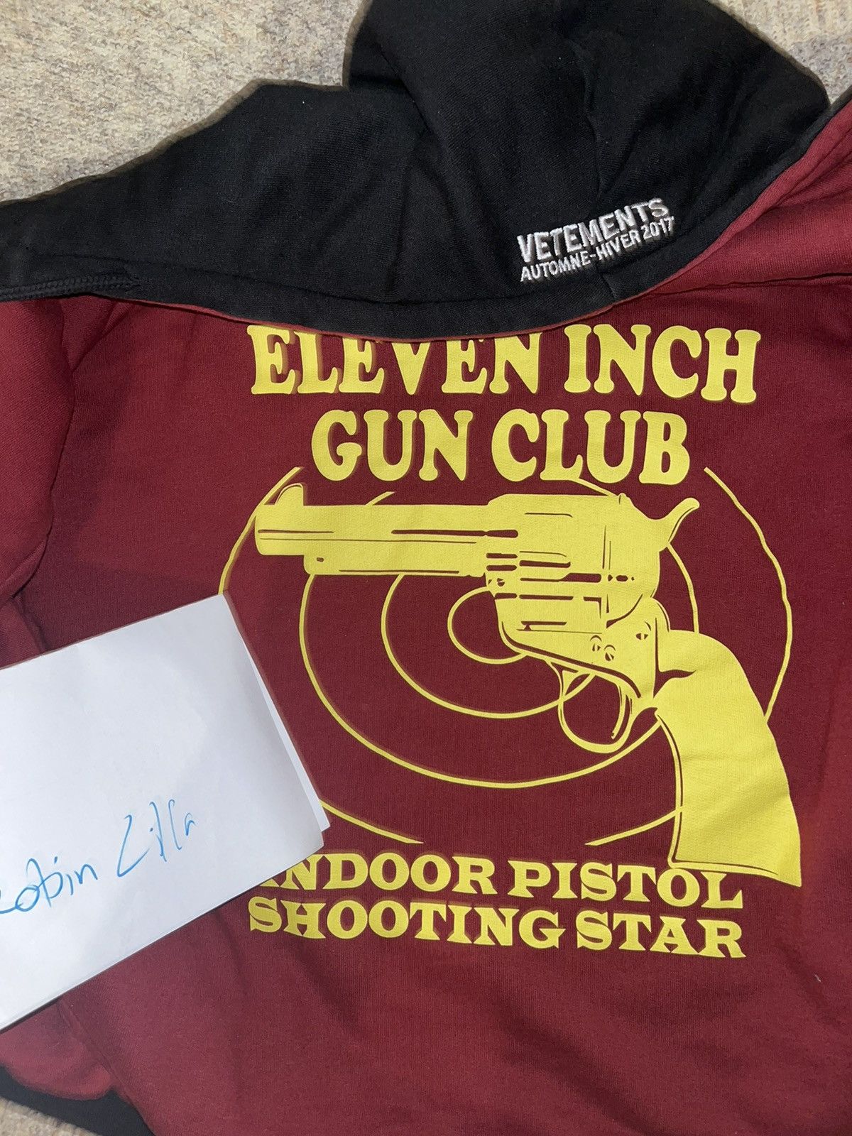 Vetements Total Fucking Darkness Zip Hoodie