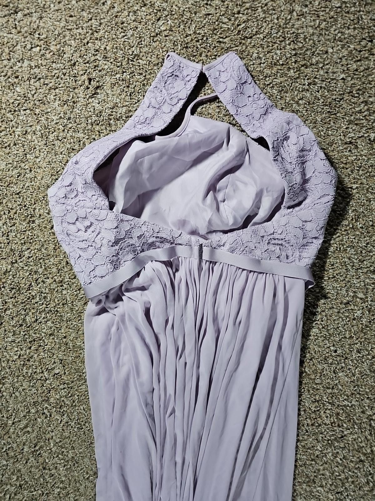 Other Davids Bridal Sz 10 Purple Dress Size L / US 10 / IT 46 - 10 Thumbnail