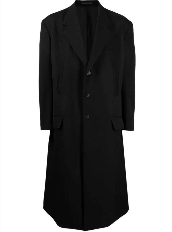Yohji Yamamoto Yohji Yamamoto Pour Homme - Gabardine 5 Pocket Long Jacket Size US S / EU 44-46 / 1 - 11 Thumbnail