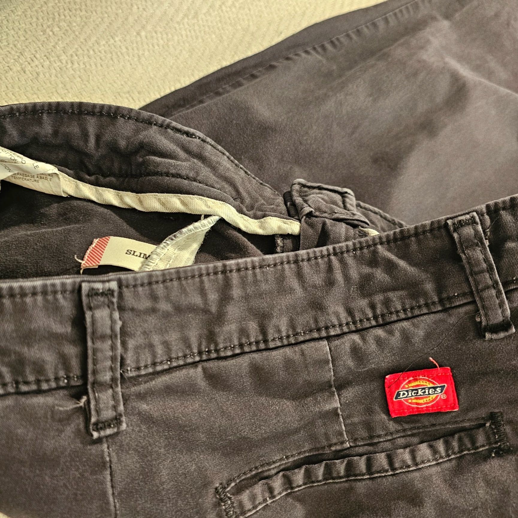Dickies VINTAGE Dickies Pants Womens Size 6 Black Slim Fit Bootcut Chino Casual Workwear Size 28" / US 6 / IT 42 - 4 Thumbnail