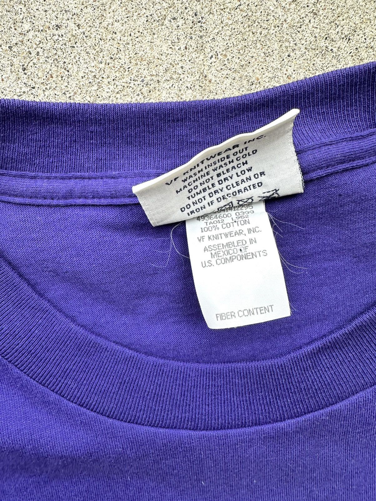 Lee × NFL × Vintage Vintage Minnesota Vikings T Shirt Lee 90s NFL Large Size US L / EU 52-54 / 3 - 5 Thumbnail