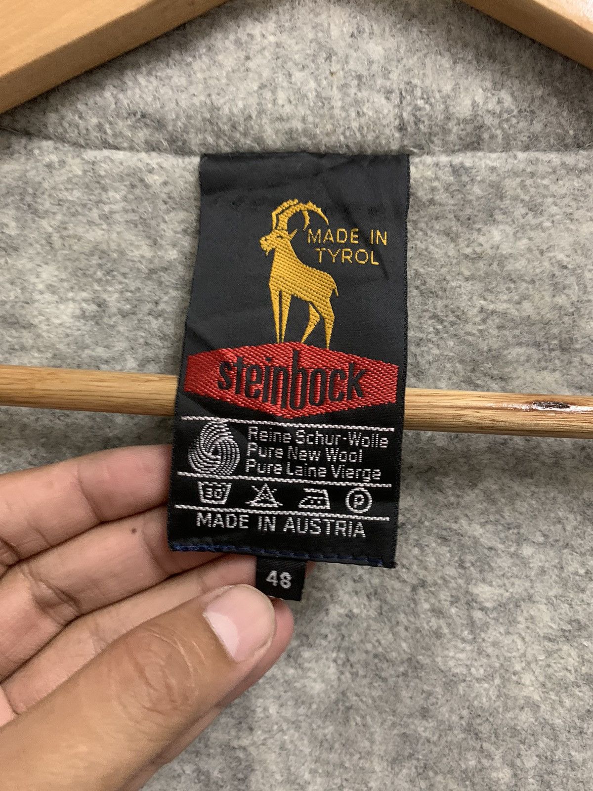 Japanese Brand × Vintage Steinbock Austria Boiled Wool Jacket Size M / US 6-8 / IT 42-44 - 7 Thumbnail