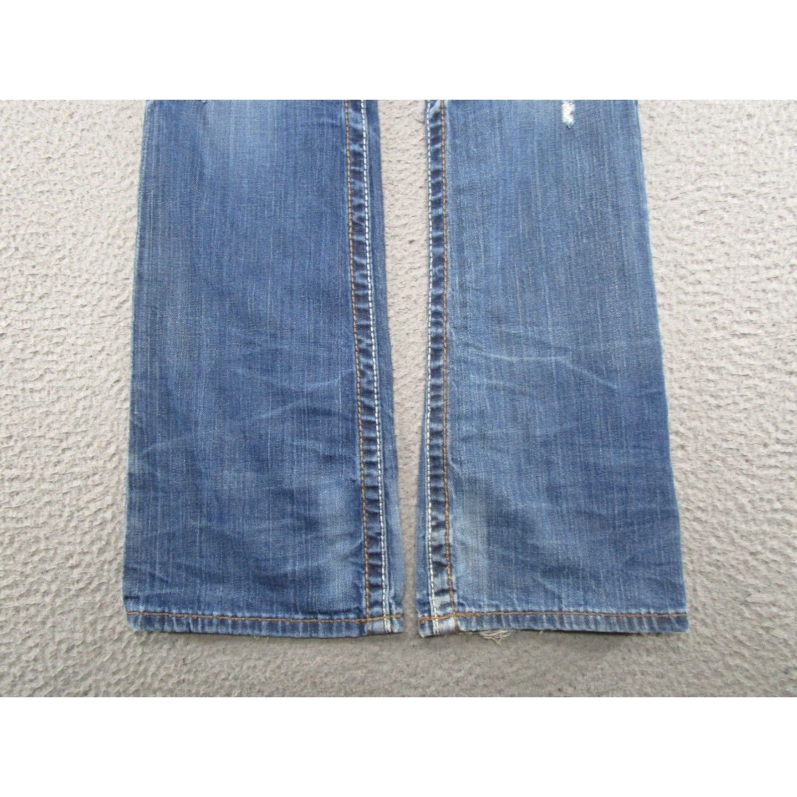 Vintage BKE Buckle Jeans Bootcut Distressed 5-Pocket Denim Flap Pocket Women's 27R Blue Size 27" / US 4 / IT 40 - 2 Thumbnail