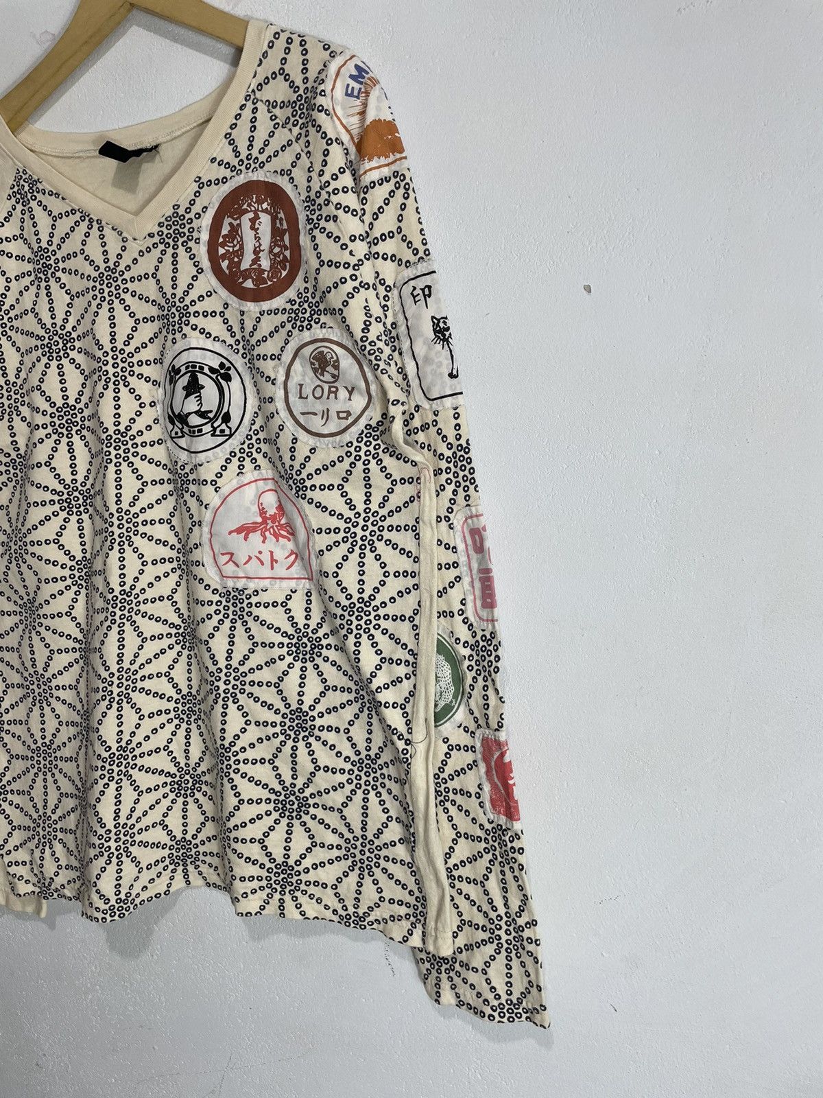 Hysteric Glamour Japanese brand Gothic punk Patchwork long sleeve Size US L / EU 52-54 / 3 - 2 Thumbnail