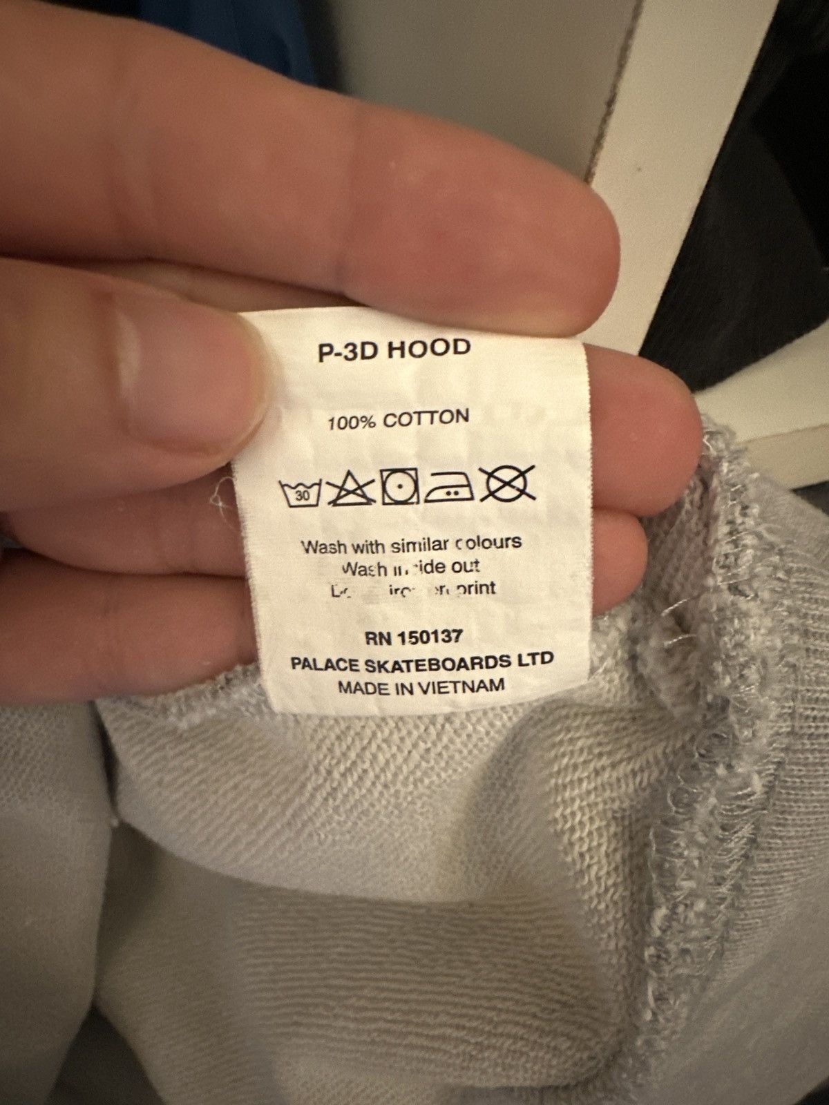 Palace Palace P-3D Hoodie Grey – Medium – FW Release Size US M / EU 48-50 / 2 - 6 Thumbnail