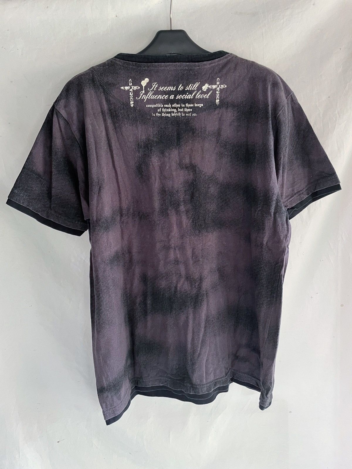 Japanese Brand BEAUMERE DOUBLE LAYER POEM TEE Size US L / EU 52-54 / 3 - 7 Thumbnail