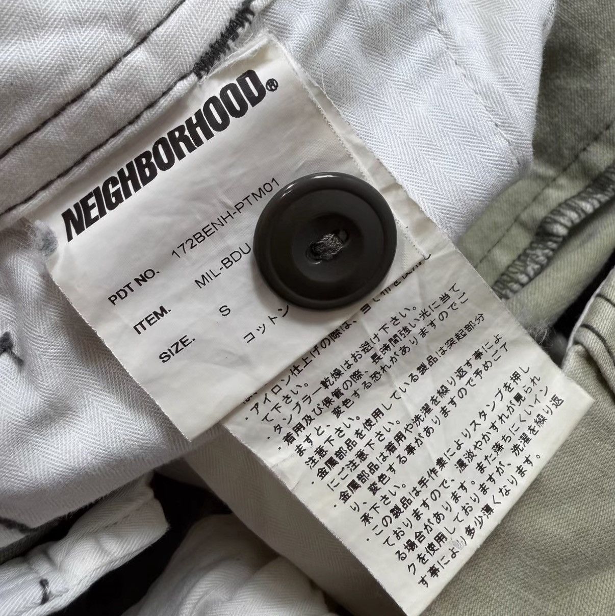 Neighborhood NEIGHBORHOOD NBHD MIL-BDU Washed Casual Cargo Pants J16 Size US 32 / EU 48 - 7 Thumbnail