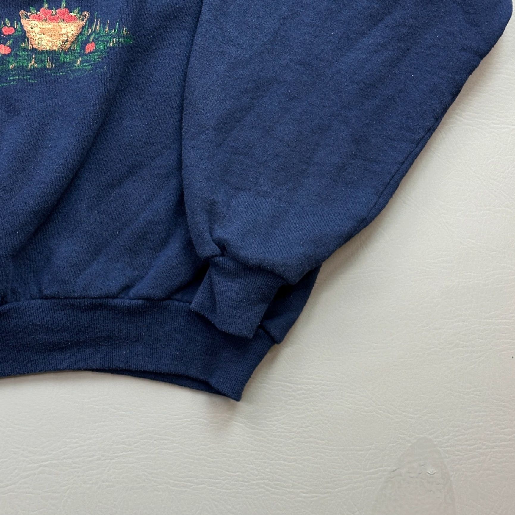 Jerzees VINTAGE Jerzees Sweatshirt Mens 2XL Blue Embroidered Family Tree USA Made 90s Size US XXL / EU 58 / 5 - 2 Thumbnail