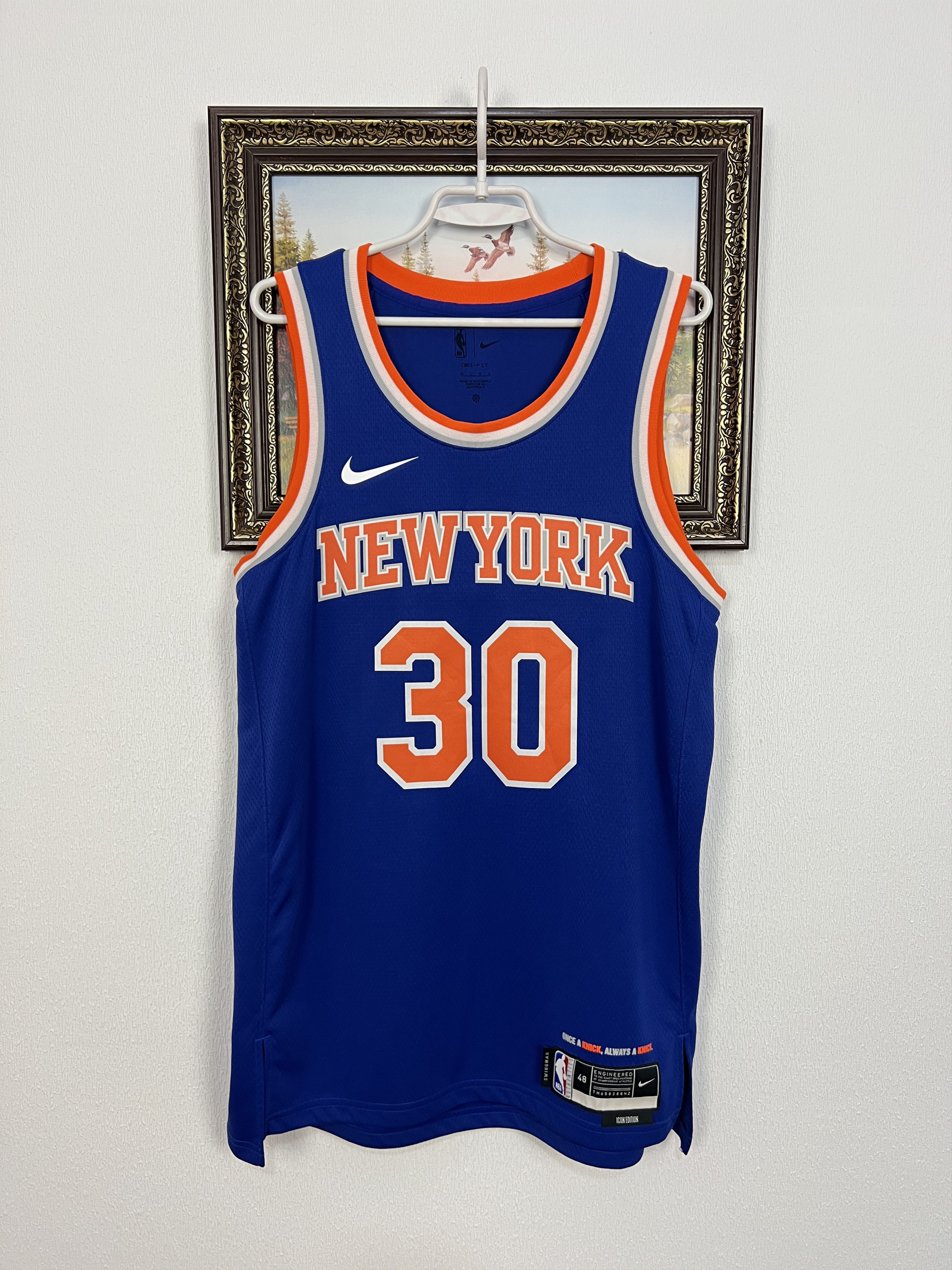 Nike Nike New York Knicks #30 Randle Jersey NBA Trikot Shirt Rare Size US L / EU 52-54 / 3 - 1 Thumbnail
