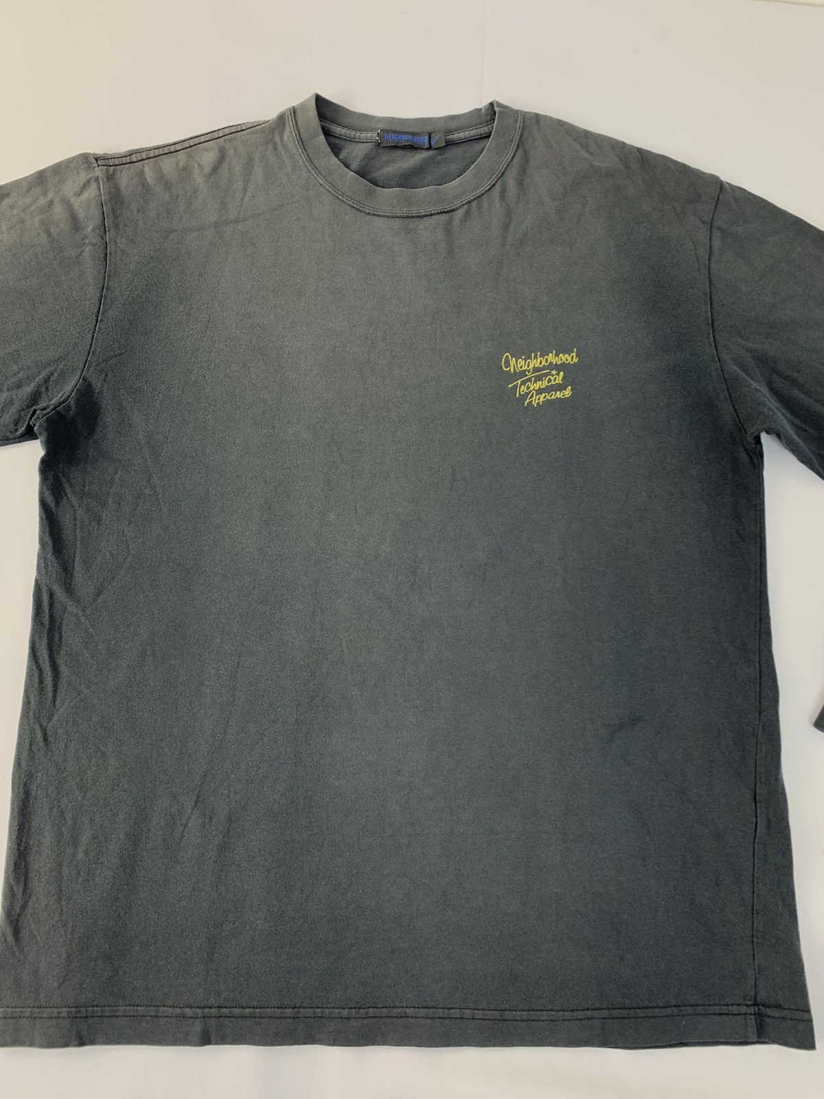 Japanese Brand × Neighborhood × Vintage 90s Neighborhood Technical Apparel Spell Out Tee Size US L / EU 52-54 / 3 - 4 Thumbnail