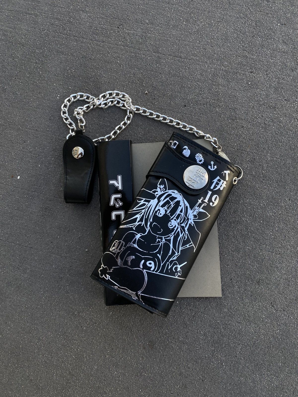 Anime Kantai Collection KanColle I-19 Chain Leather Wallet Anime Size ONE SIZE - 3 Thumbnail