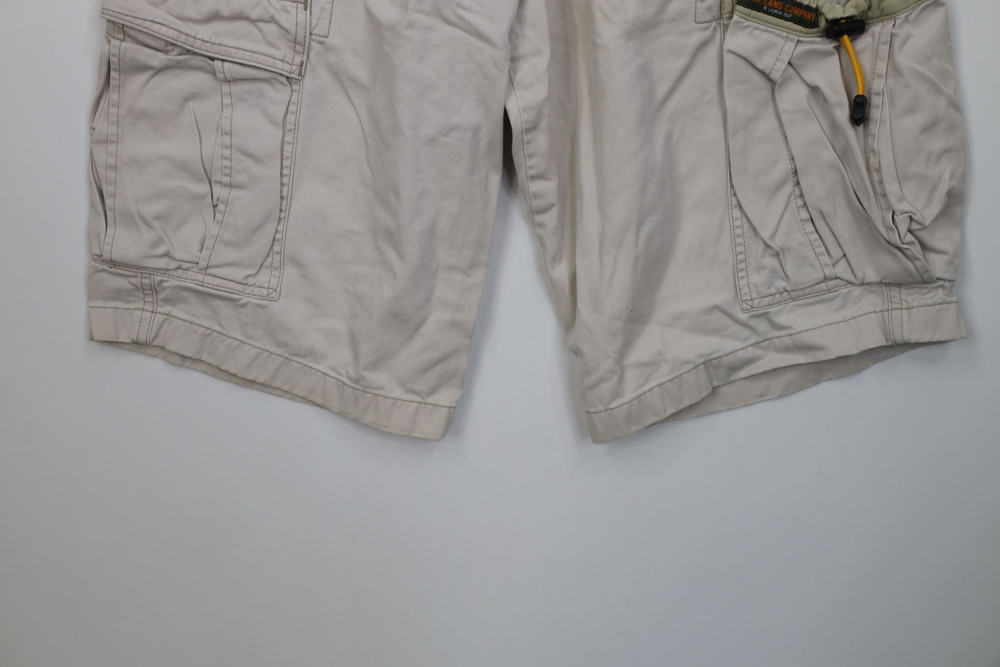 Polo Ralph Lauren Vintage 90s Y2K Ralph Lauren Baggy Bungee Cord Cargo Shorts Size US 30 / EU 46 - 4 Thumbnail