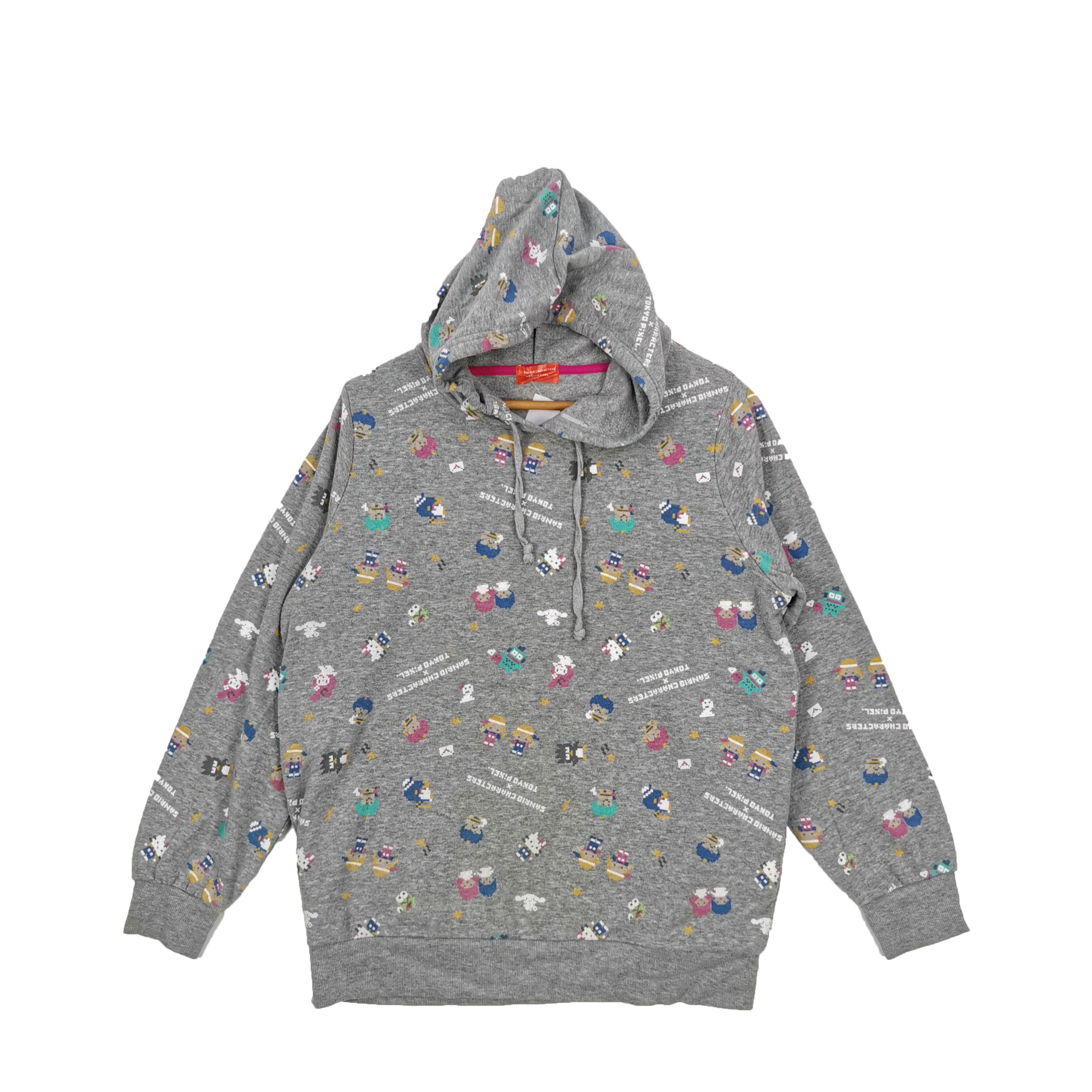 Anime × Cartoon Network × Japanese Brand Japanese Pixel x Sanrio Hoodie Sweater Cartoon Anime Size US L / EU 52-54 / 3 - 2 Thumbnail