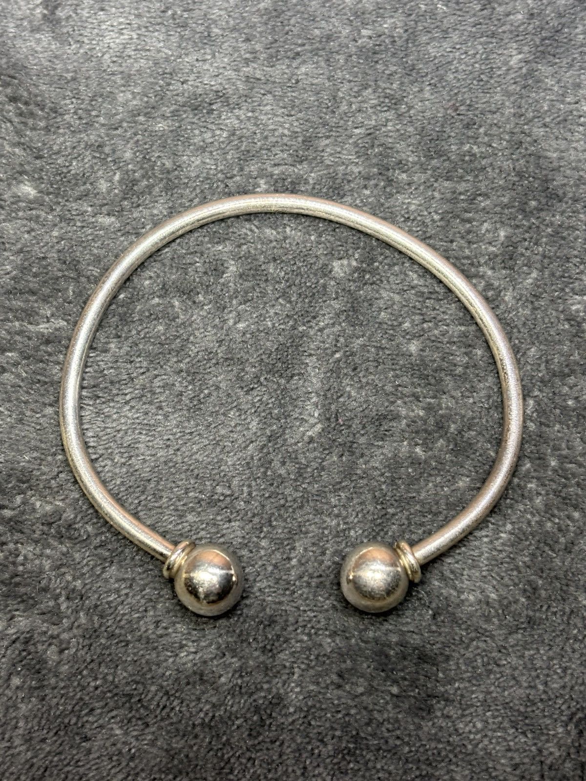 Other Vintage Silver Silver 925 Open Cuff Twist Off End Bracelet Size ONE SIZE - 2 Thumbnail