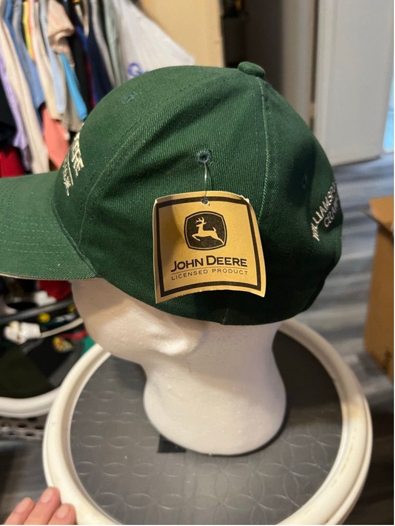 John Deere Men's John Deere Green & White Embroidered Baseball Hat Size ONE SIZE - 2 Thumbnail