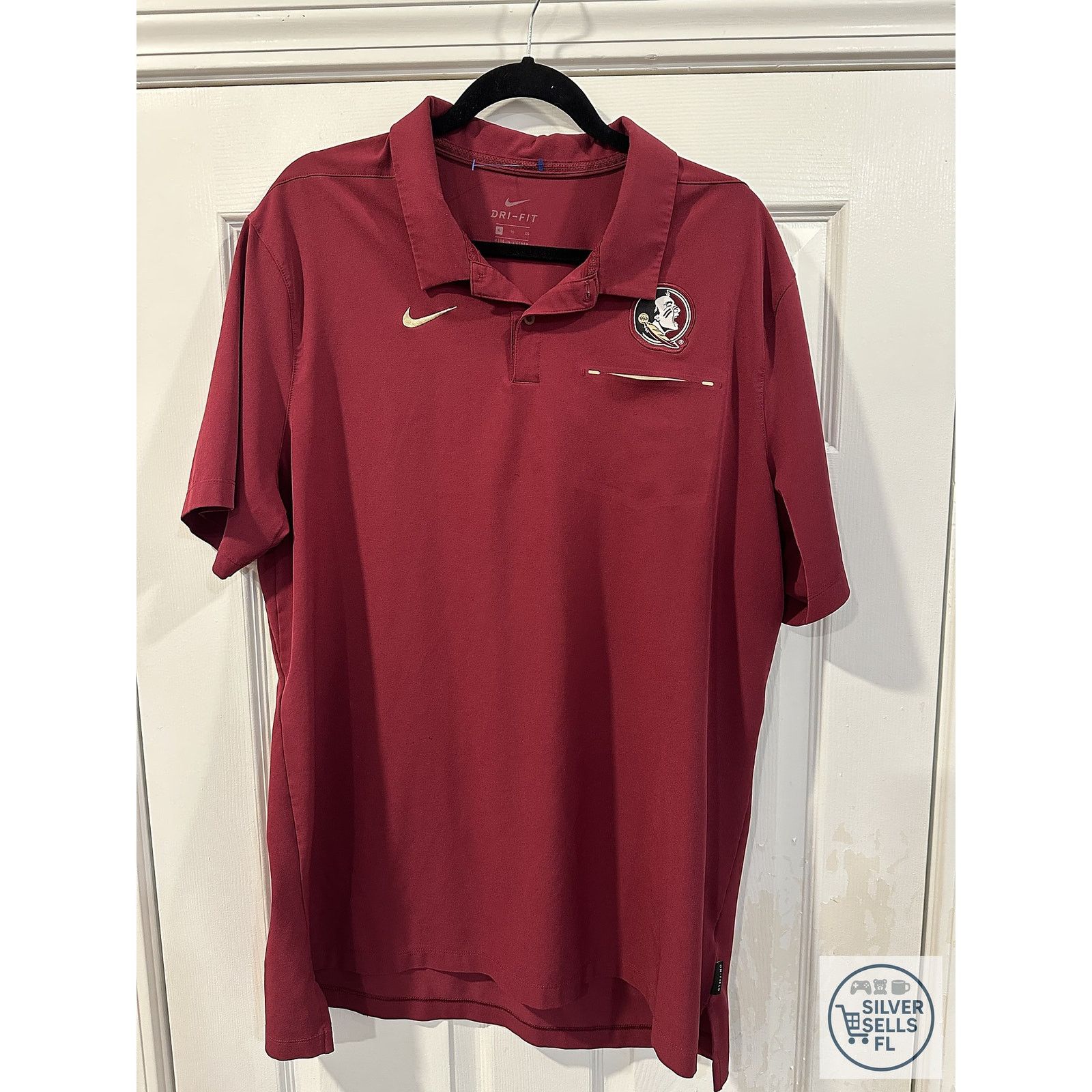 Nike Nike FSU Seminoles On-Field Dri-FIT Pocket Polo Men’s XL Size US XL / EU 56 / 4 - 1 Thumbnail