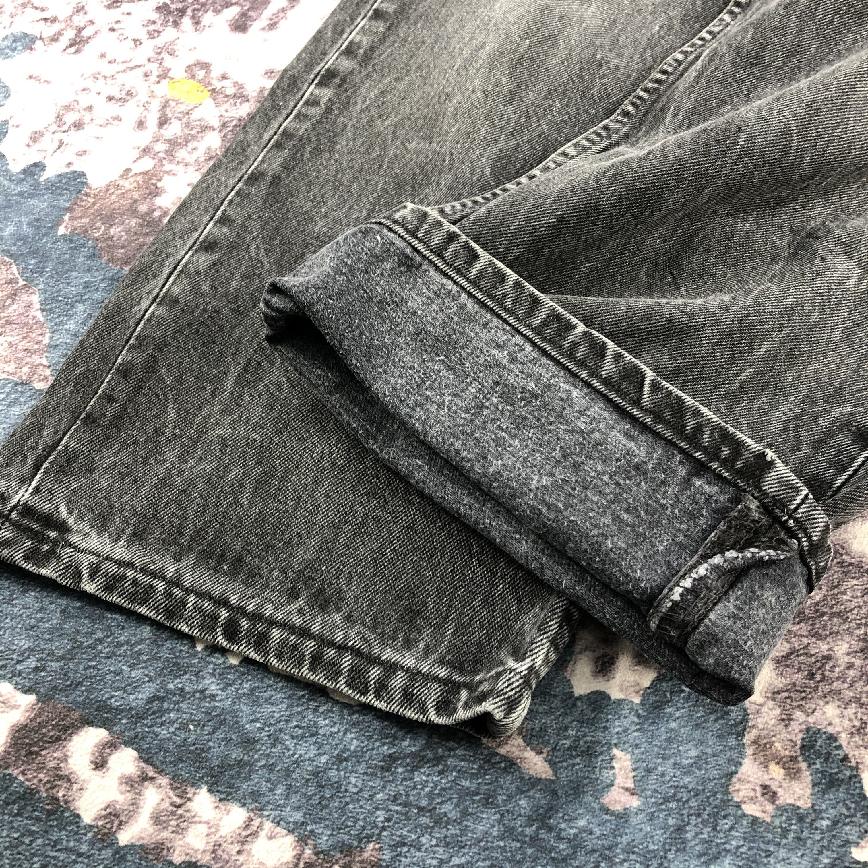 Levi's Faded Black Levis 501 Jeans-JM2370 Size US 36 / EU 52 - 6 Thumbnail