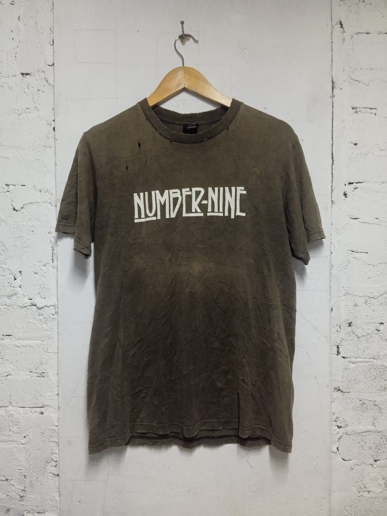 Number Nine Takahiro Miyashita Sun Faded Destroy Tshirt