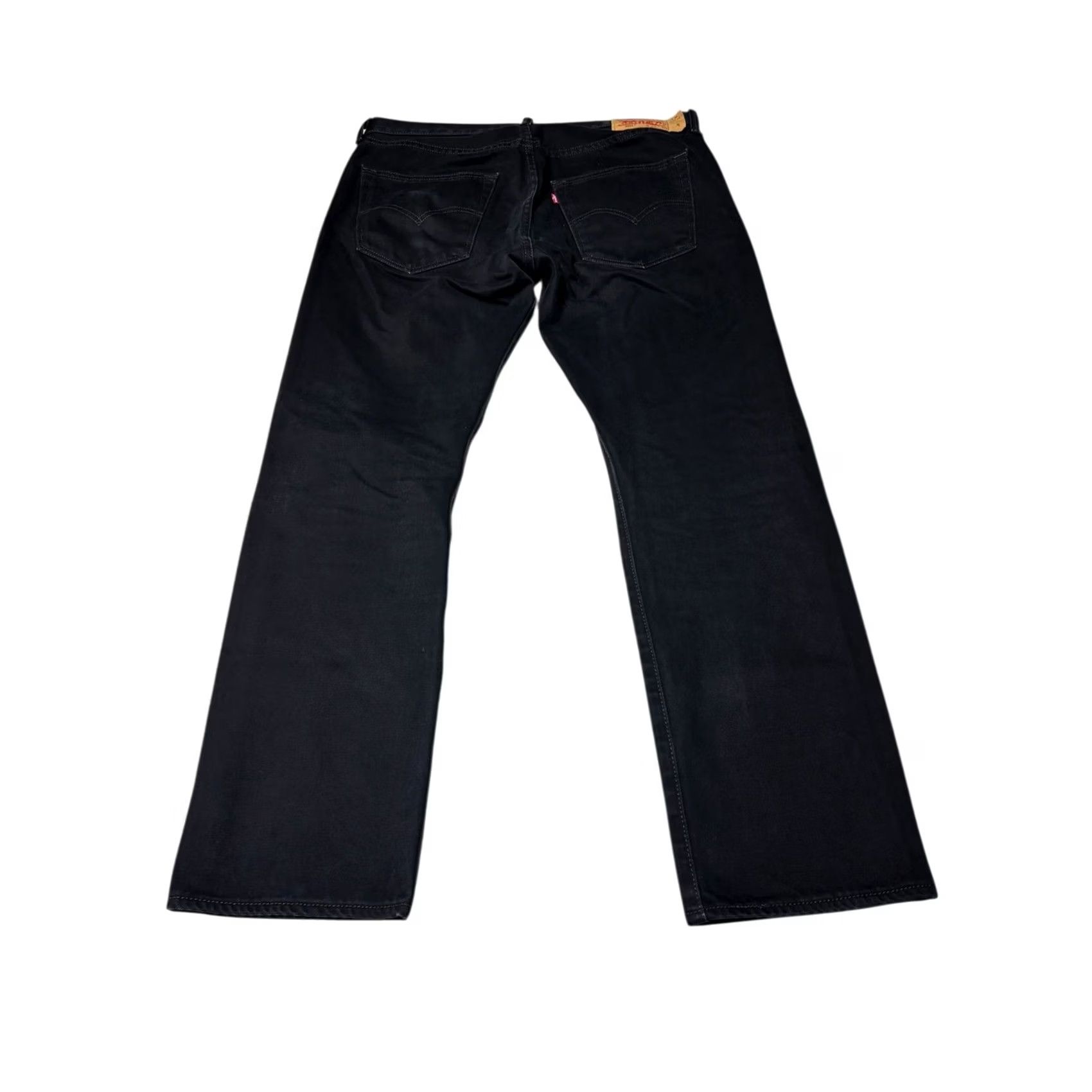 Levi's Levi's 501 Original Fit Black Denim Jeans Men's W36 L30 Button Fly Straight Regular 5-Pocket Logo Vintage? No, Standard Size US 36 / EU 52 - 7 Thumbnail
