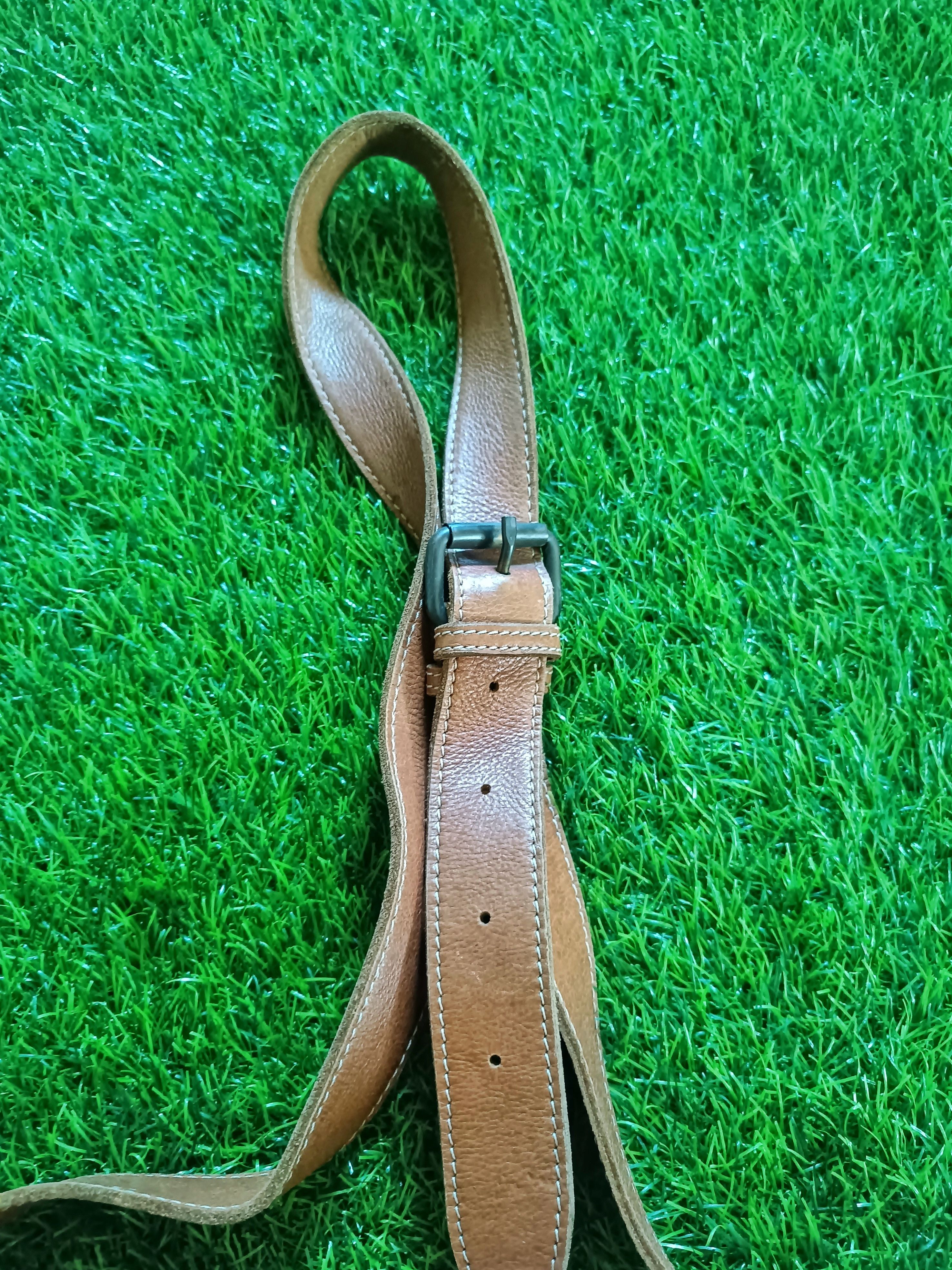 Handmade × Leather HANDMADE LEATHER LARGE OVERSIZED CROSSBODY SLING BAG 2 FACE Size ONE SIZE - 10 Thumbnail