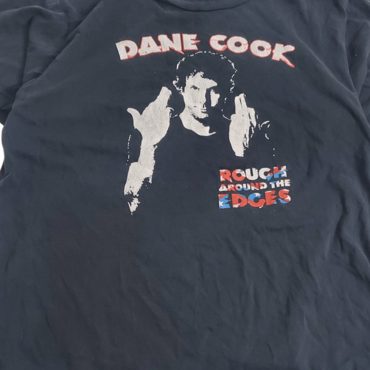 Vintage 2007 Dane Cook Rough Around The Edges Tour T-Shirt Size US L / EU 52-54 / 3 - 2 Thumbnail
