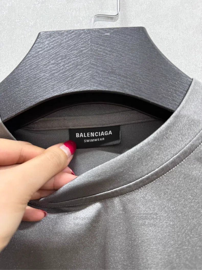 Balenciaga Balenciaga Sport Silver Grey Short Sleeve Size US M / EU 48-50 / 2 - 4 Thumbnail