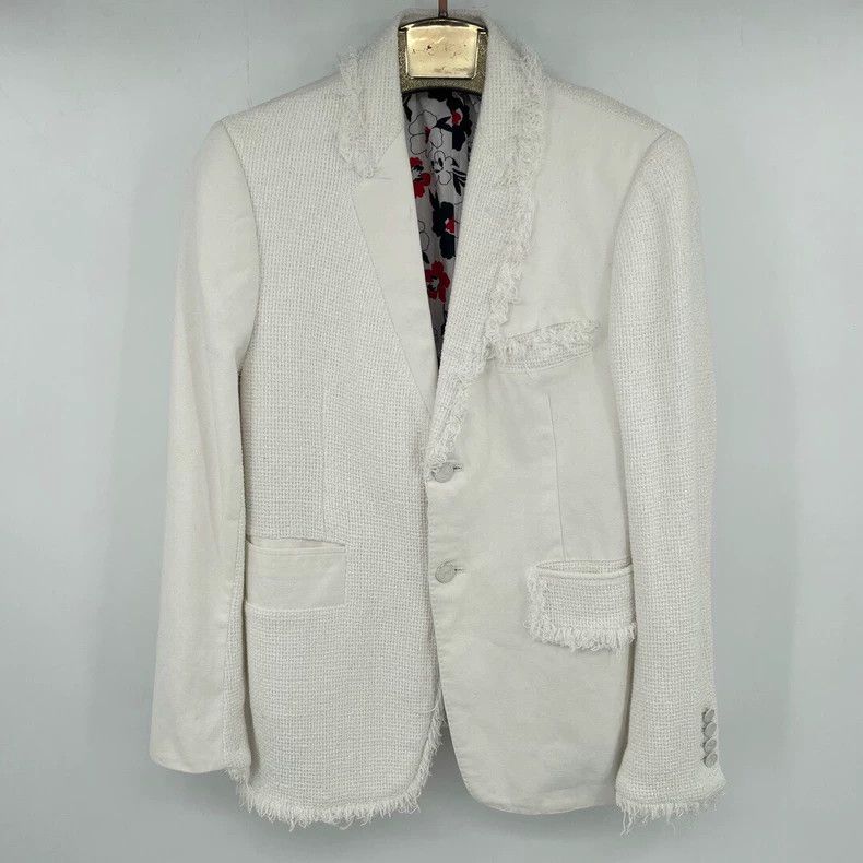 Thom Browne Thom browne Size 2 White stitched suit jacket 2504-Nextarr Size M / US 6-8 / IT 42-44 - 1 Thumbnail
