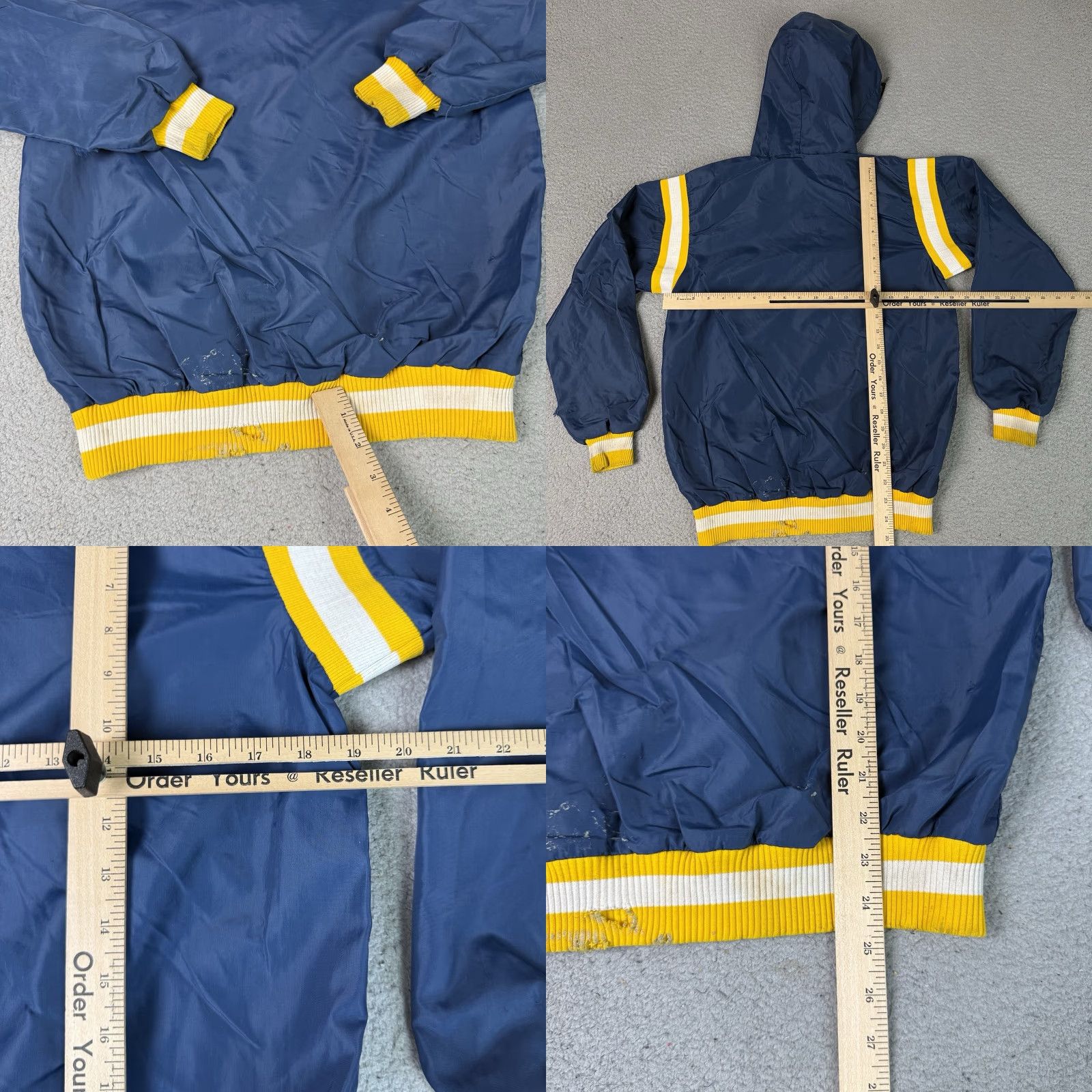 Champion VINTAGE Champion Jacket Adult Small Varsity St. Paul’s USA 80s Blue Nylon Zip Pockets Mens Size US S / EU 44-46 / 1 - 9 Thumbnail