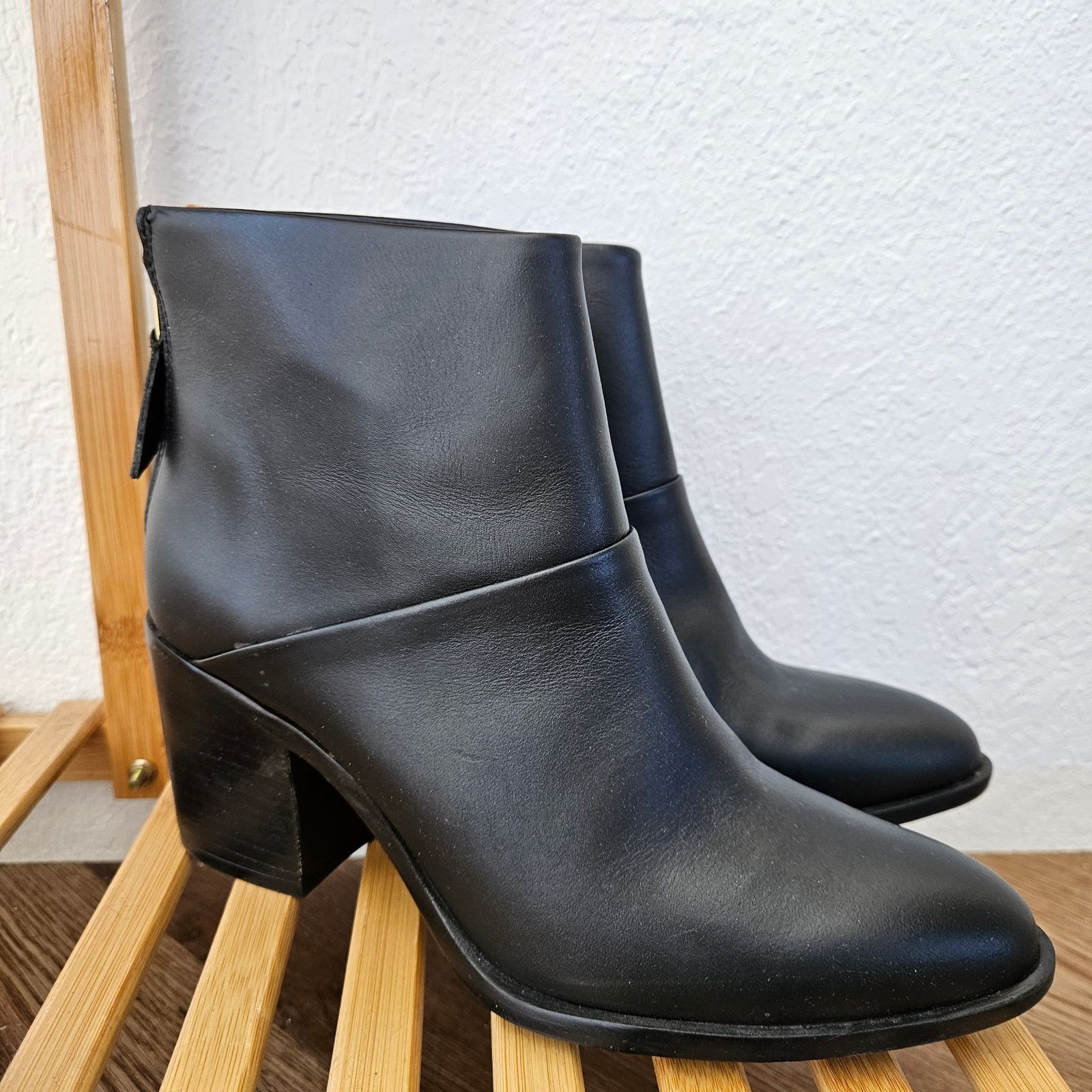 Nisolo Nisolo Dari Black Leather Boots Size 8.5 Size US 8.5 / IT 38.5 - 4 Thumbnail